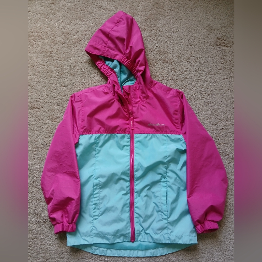 Girls Eddie Bauer Windbreaker Jacket Size 7/8